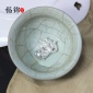 福锦银饰 S990足银金鱼时尚手工艺中式纯银茶杯底座镶嵌配件批发