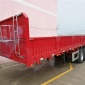 低平板式半挂车现车 轻量化13米栏板运输半挂车 平板半挂车价格 价格合理