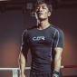外贸 户外运动紧身衣男士 健身服运动速干面料紧身健身T恤
